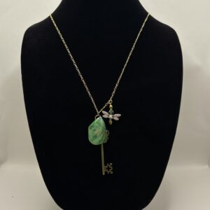 Seaside Whispers Antique Style Gold Necklace