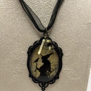 Gothic Witch Silhouette Choker