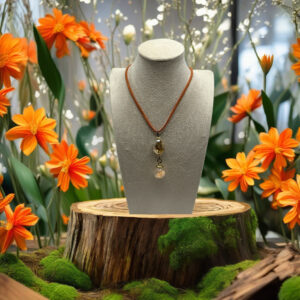 Orange Fairy Dust Choker