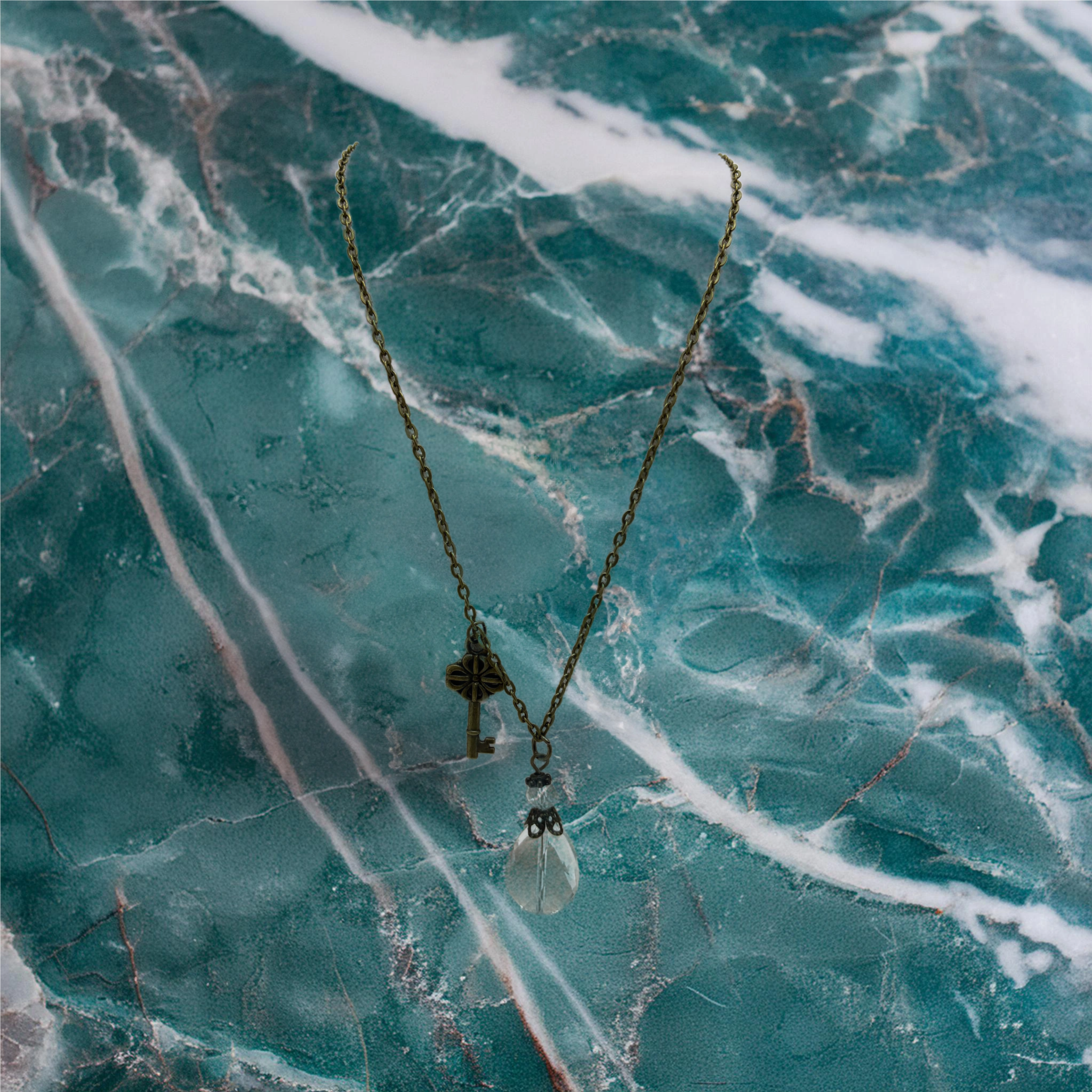 Crystal Drop Necklace