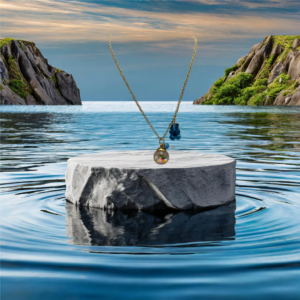 Blue Sweet Tooth Necklace