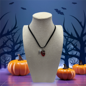 Decimated Heart And Chainsaw Choker